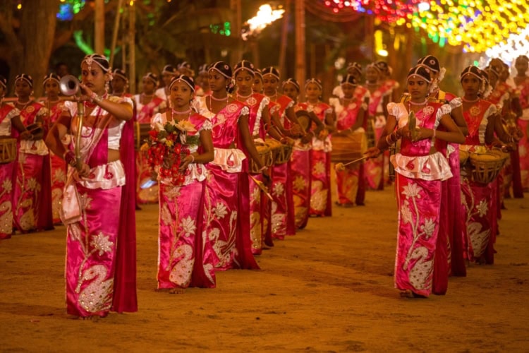 Festival Procession In Sri Lanka
