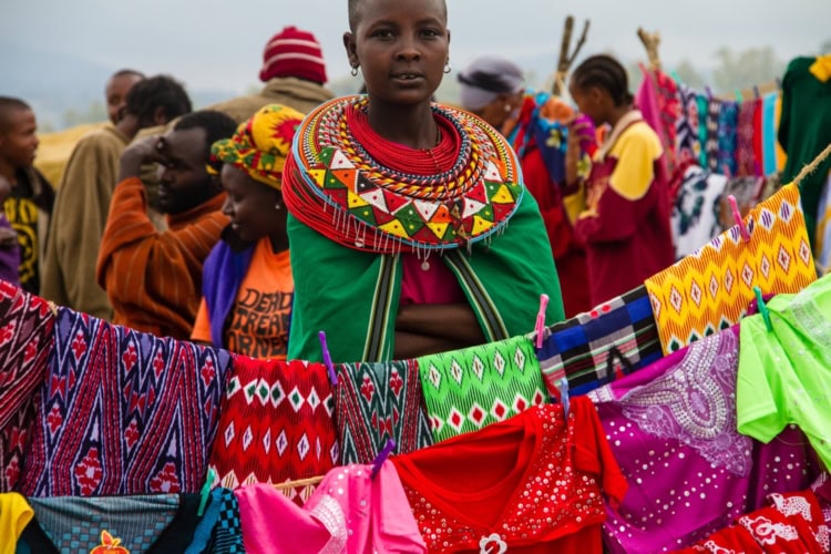 Full Of Color In Maralal Kenya
